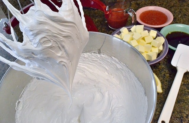 swiss meringue in a stand mixer