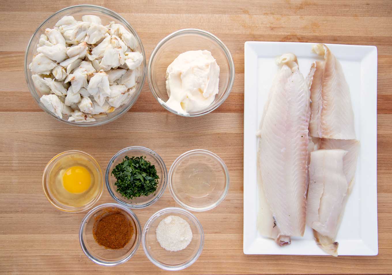 ingredients to make stuffed flounder