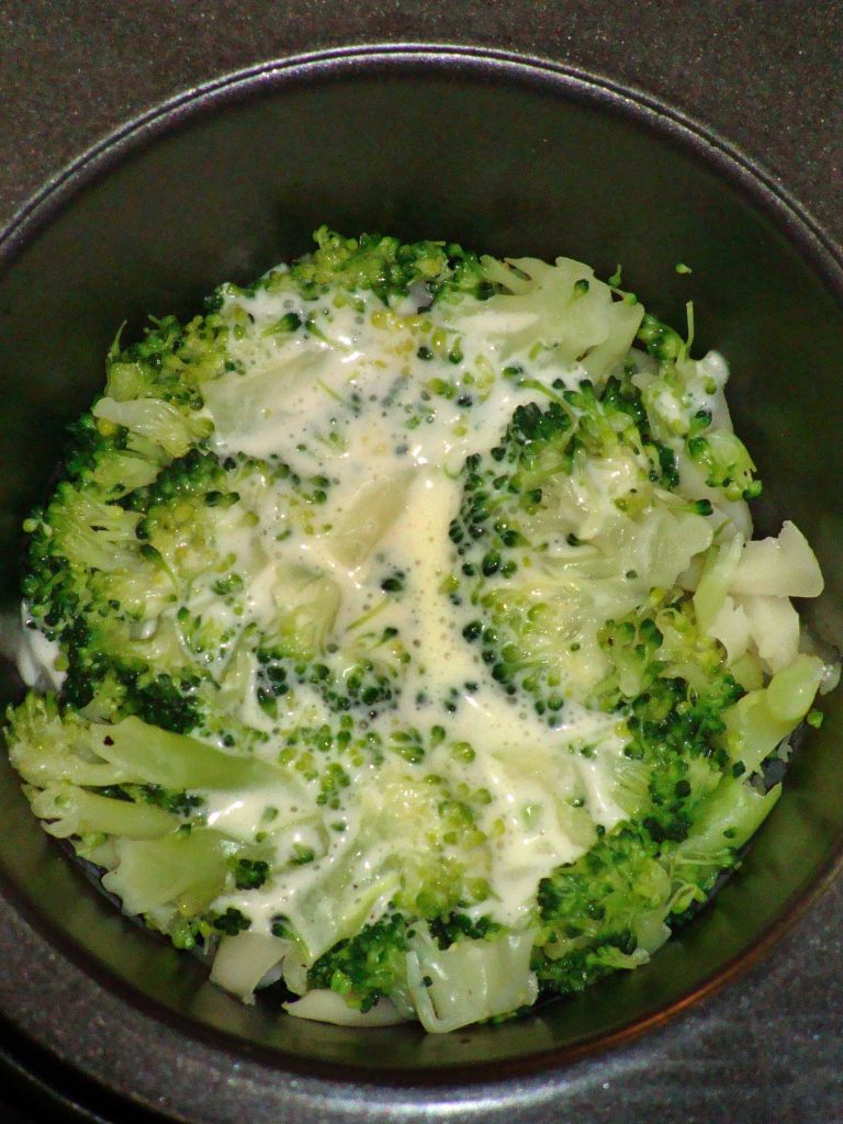 Broccoli with cheese