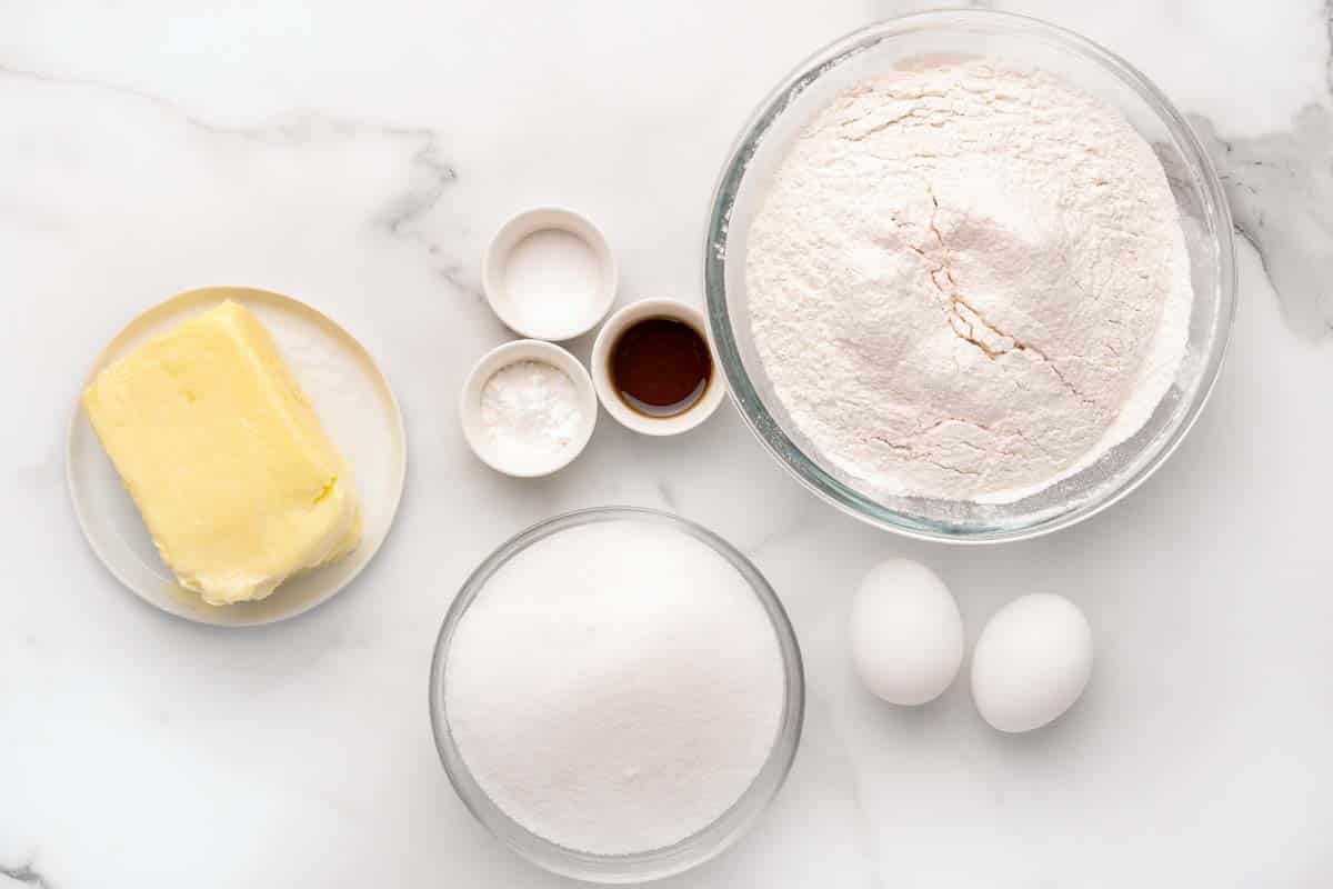 ingredients to make cookie recipe