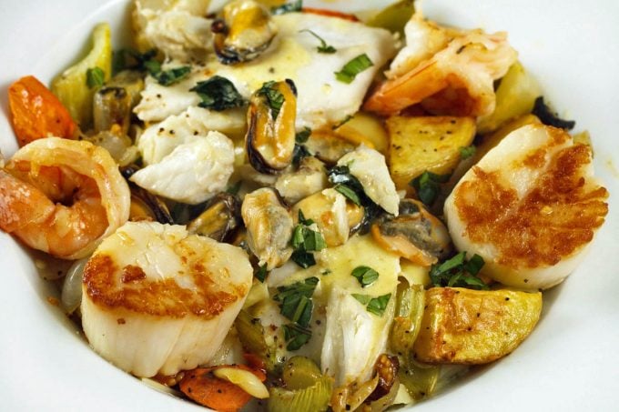 ligurian seafood stew 