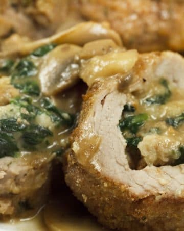 pork tenderloin stuffed with spinach and sausage
