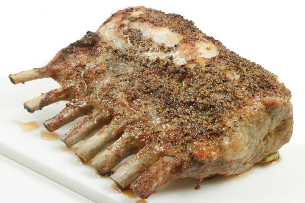 Restaurant Style Bone in Oven Roasted Rack of Pork Recipe -Chef Dennis