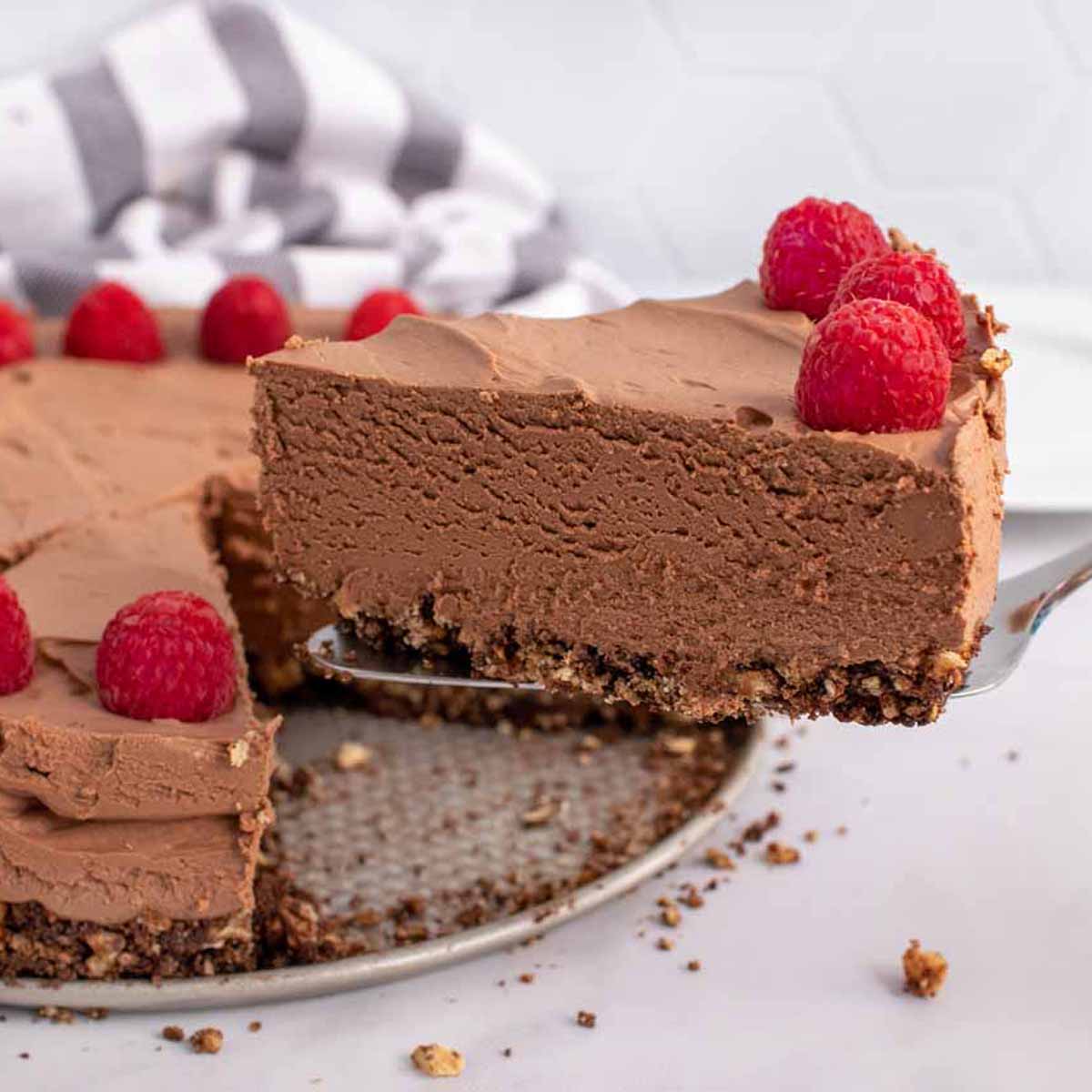 No-Bake Chocolate Cheesecake Recipe | Chef Dennis
