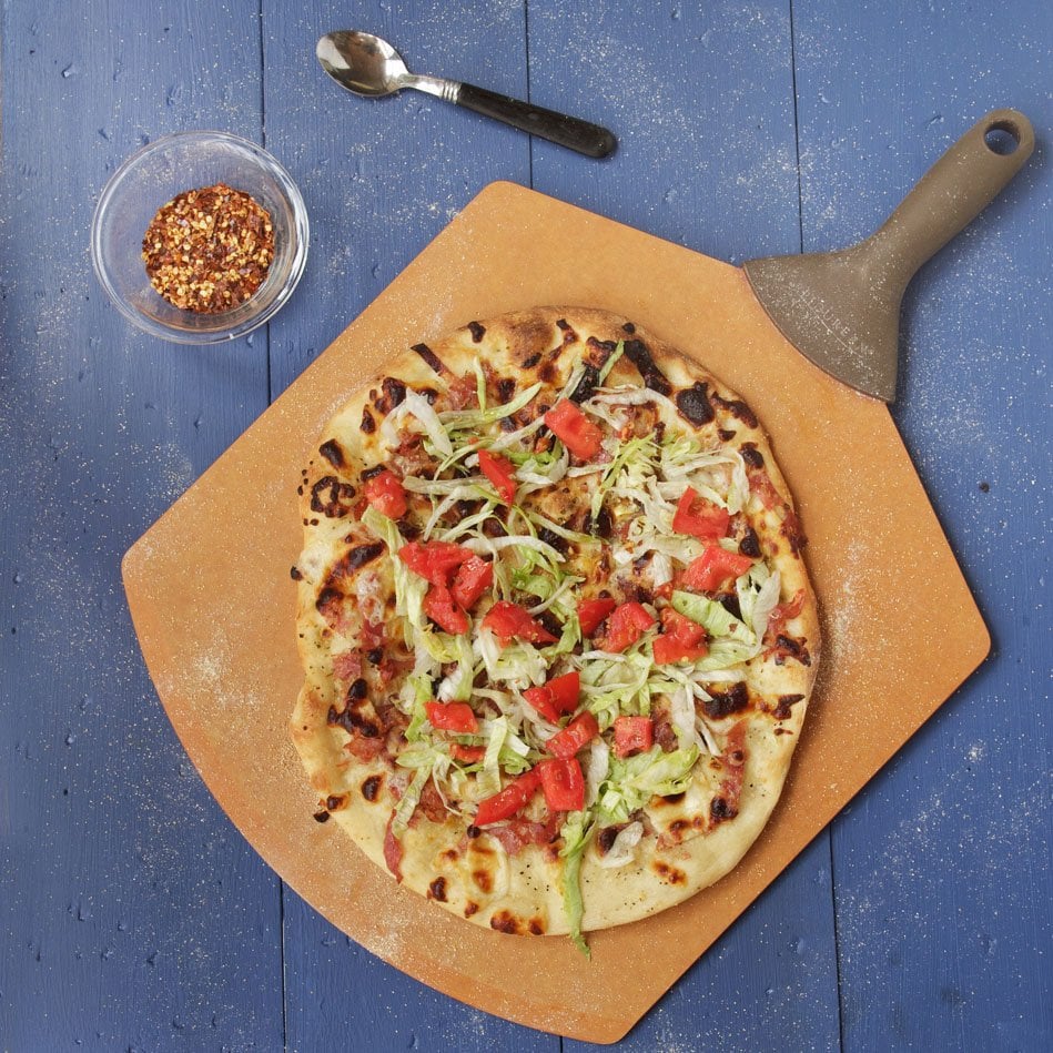 Italian Hoagie Pizza Italian Hoagie Pizza on a pizza pewel