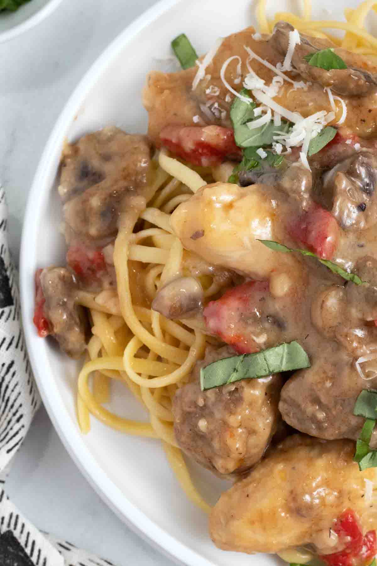 Chicken and sausage pasta deals