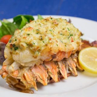 Lobster stuffed with crab Imperial