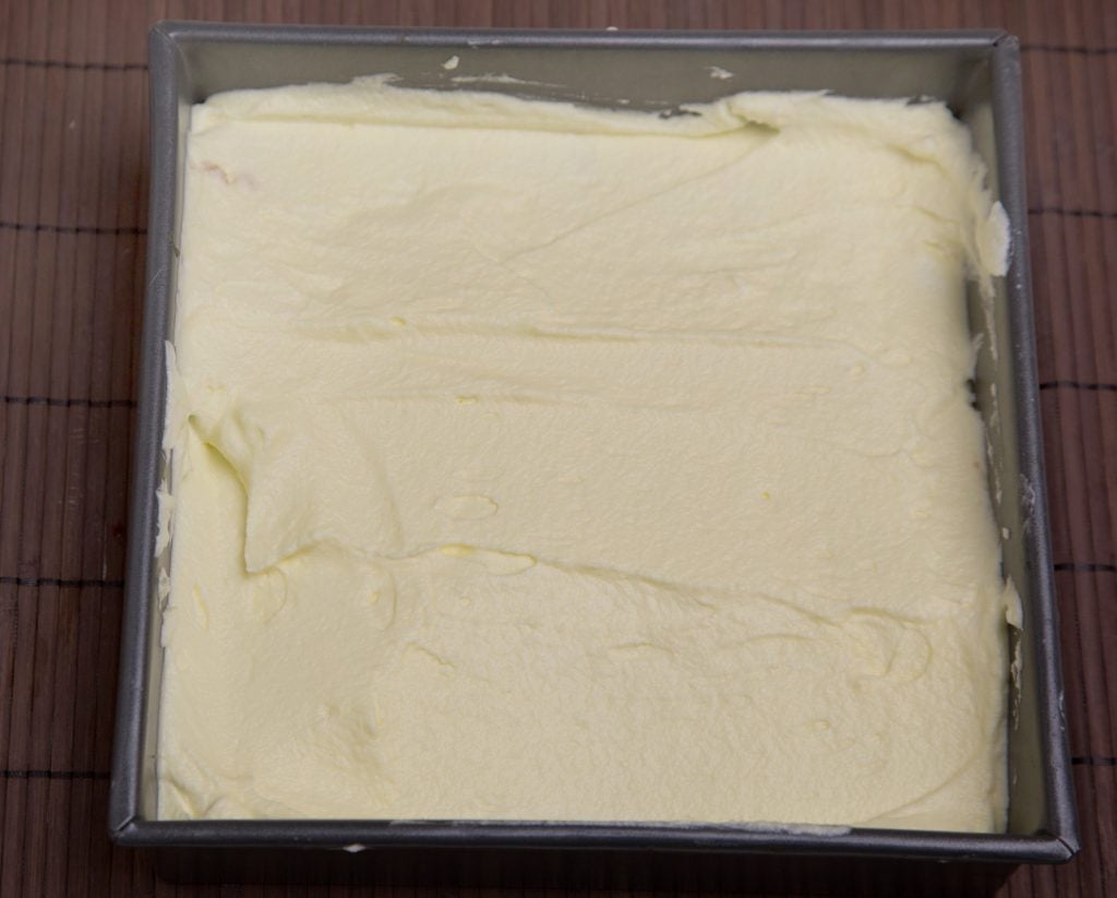 tiramisu layer with cream