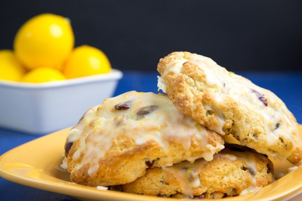 pistachio cranberry Meyer Lemon scone 3