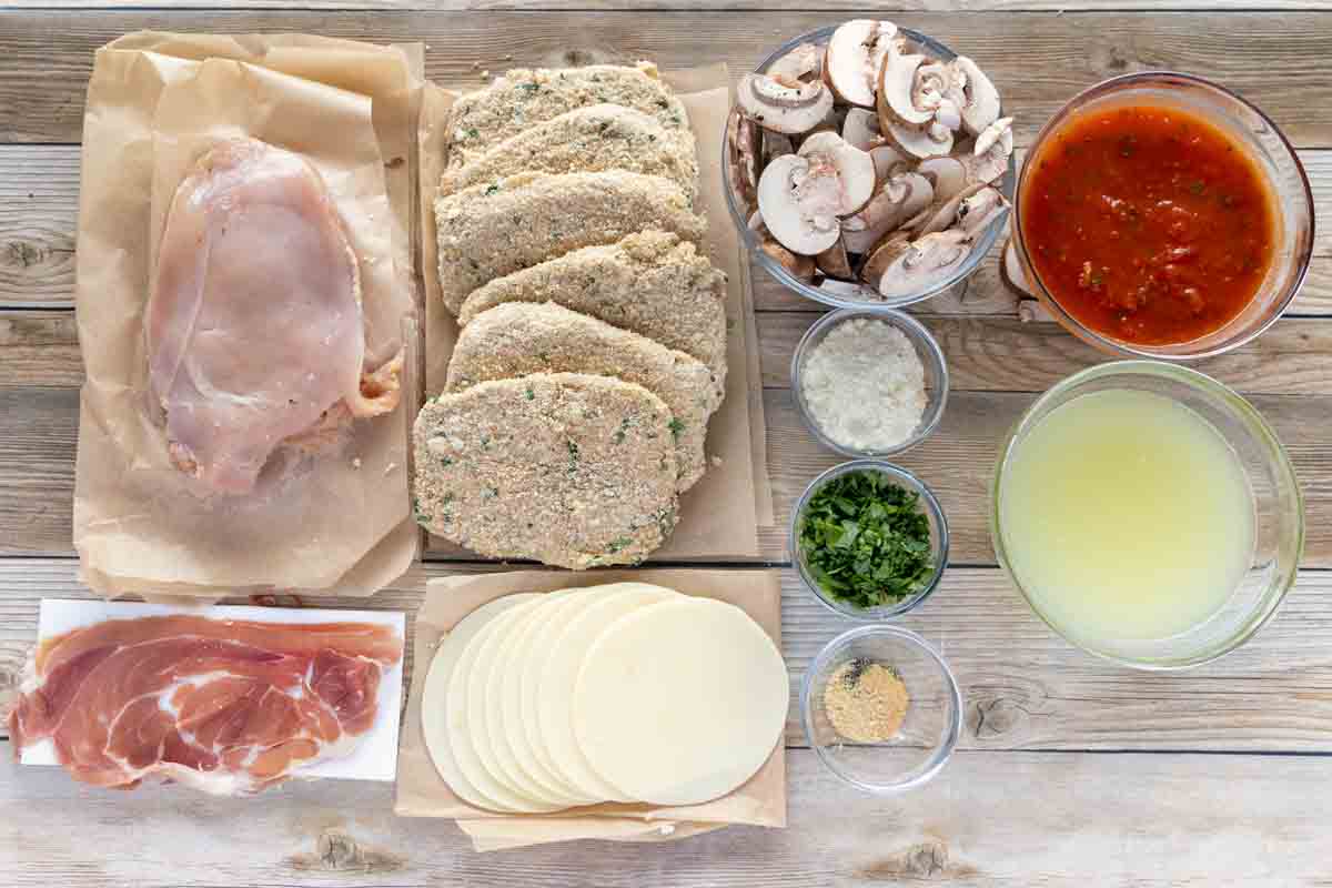 ingredients to make chicken sorrento