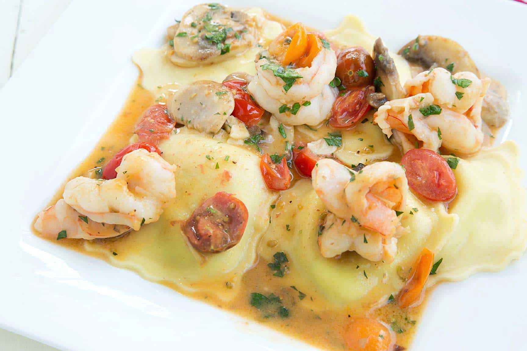 How To Make Shrimp Scampi Ravioli Date Night Dinners With Chef Dennis