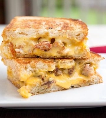 Sweet Sausage Grilled Cheese