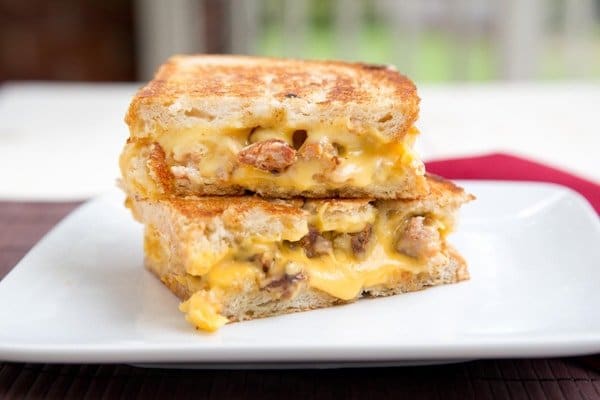 Sweet Sausage Grilled Cheese