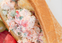 Pinterest image for new england lobster roll