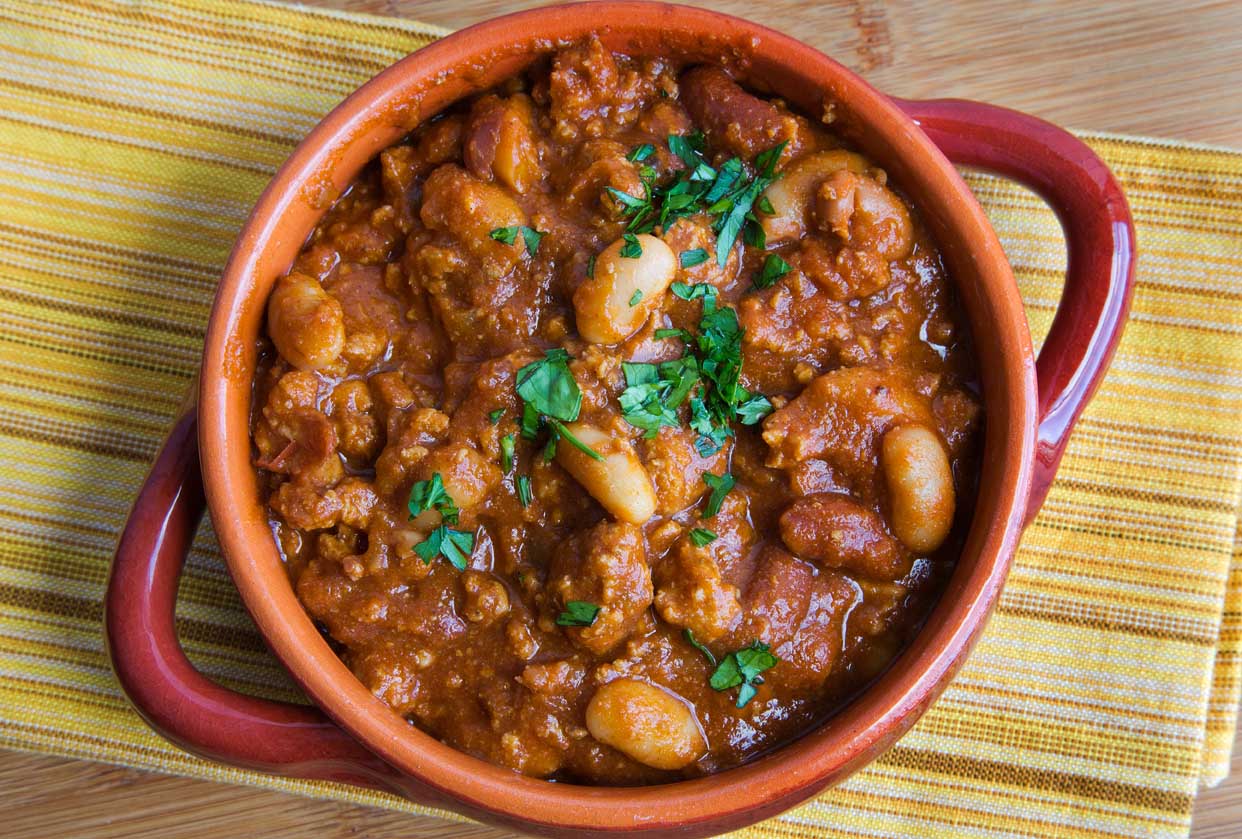 Three Bean Bourbon Chicken Chili Recipe 