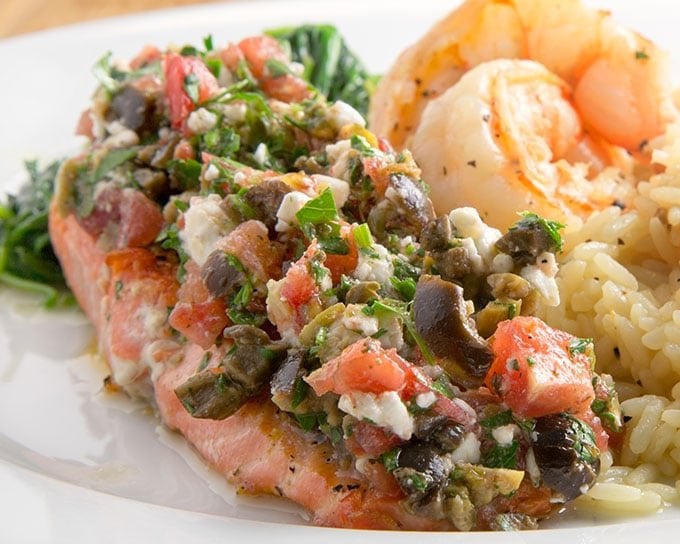 Mediterranean Style Salmon Recipe - Chef Dennis