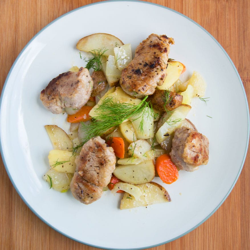 skillet dinner, pork tenderloin