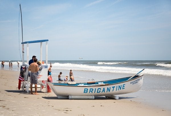 Brigantine Island and Atlantic City