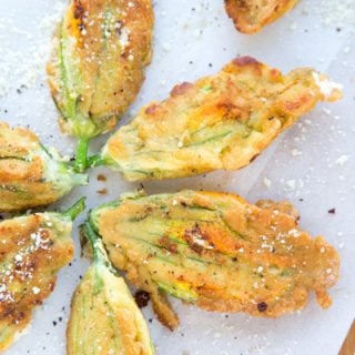 Ricotta Stuffed Zucchini Blossoms