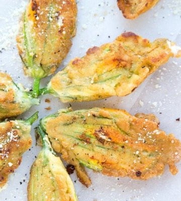 Ricotta Stuffed Zucchini Blossoms