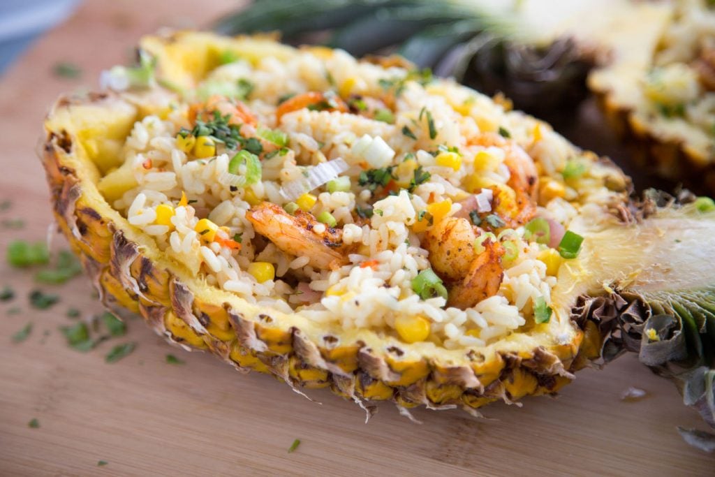 Hawaiian Pineapple Shrimp Recipe (Luau at Home} | Chef Dennis