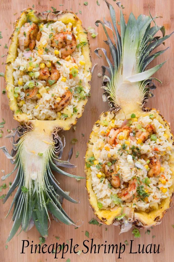 Hawaiian Pineapple Shrimp Recipe (Luau at Home} | Chef Dennis