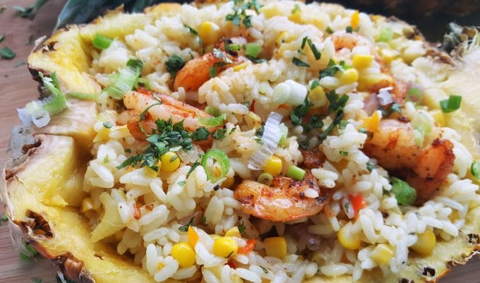 Pineapple Shrimp Luau