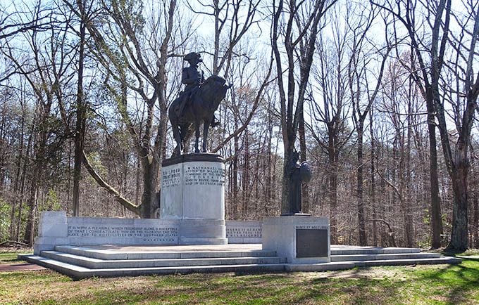 Nathaniel Greene monument in Greensboro, North Carolina