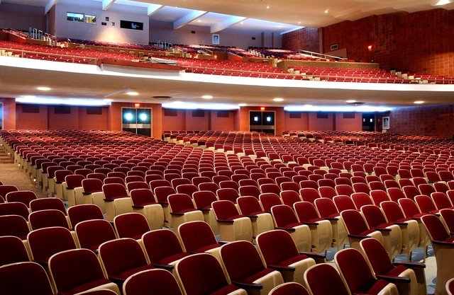 seating in the Peabody Auditorium