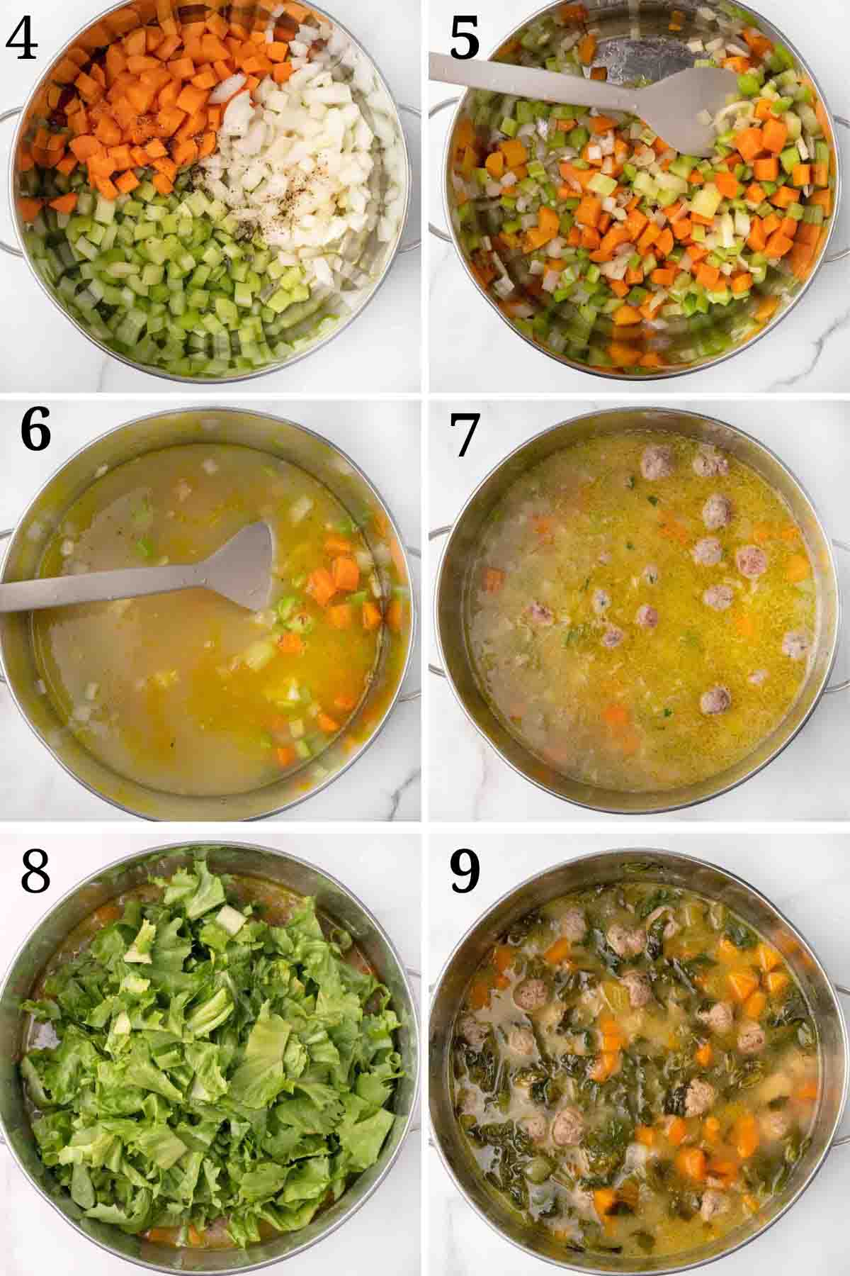 collage showing how to make recipe