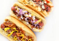 #ad What's on your menu for the upcoming Memorial Day Holiday? How about my All-American Hot Dog Bar featuring Americas favorite Ball Park®Hot Dogs! Check out my post to learn more about my Hot Dog Bar and @BallParkBrand #MasterYourSummer