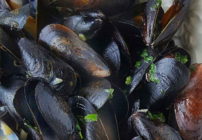 Pinterest image for mussels