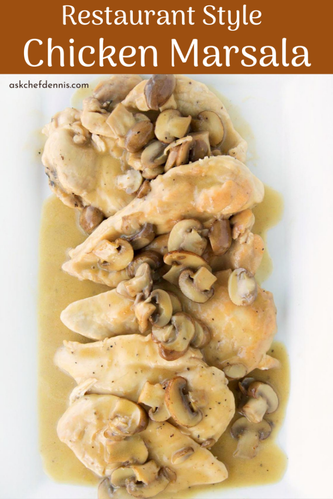 pinterest image for chicken marsala