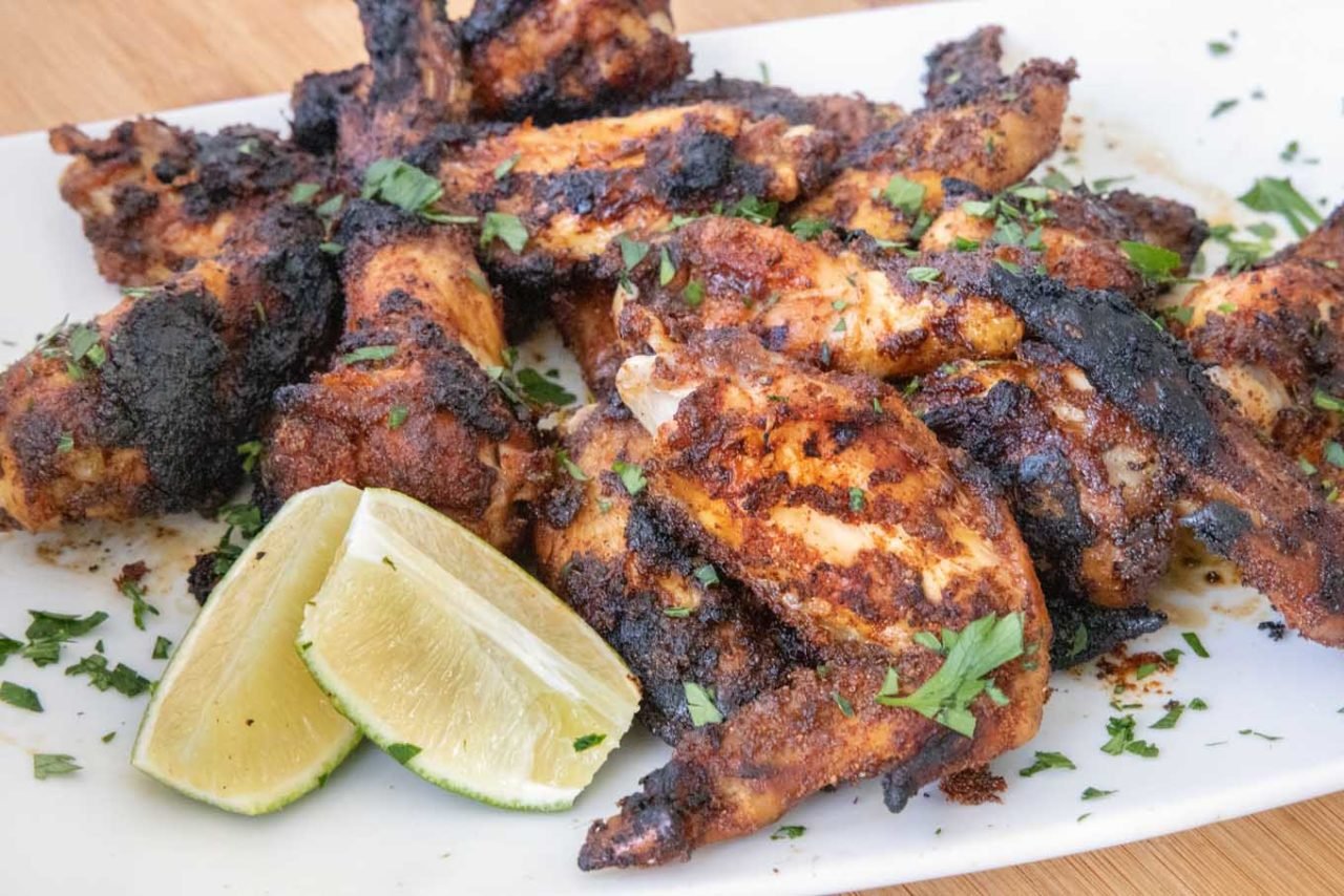 OMG Delicious Grilled Dry Rub Chicken Wings