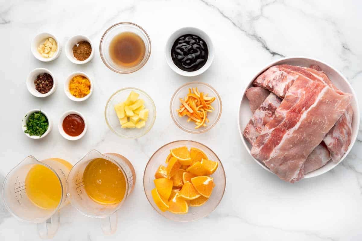 ingredients to make chinese sticky ribs