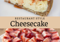 pinterest image for cheesecake