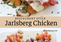 Pinterest image for Jarlsberg chicken