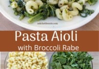 pinterest images for pasta aioli with broccoli rabe