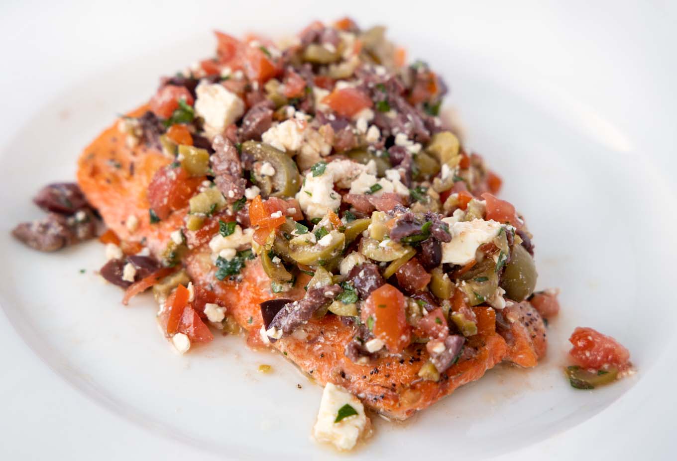 Mediterranean Style Salmon
