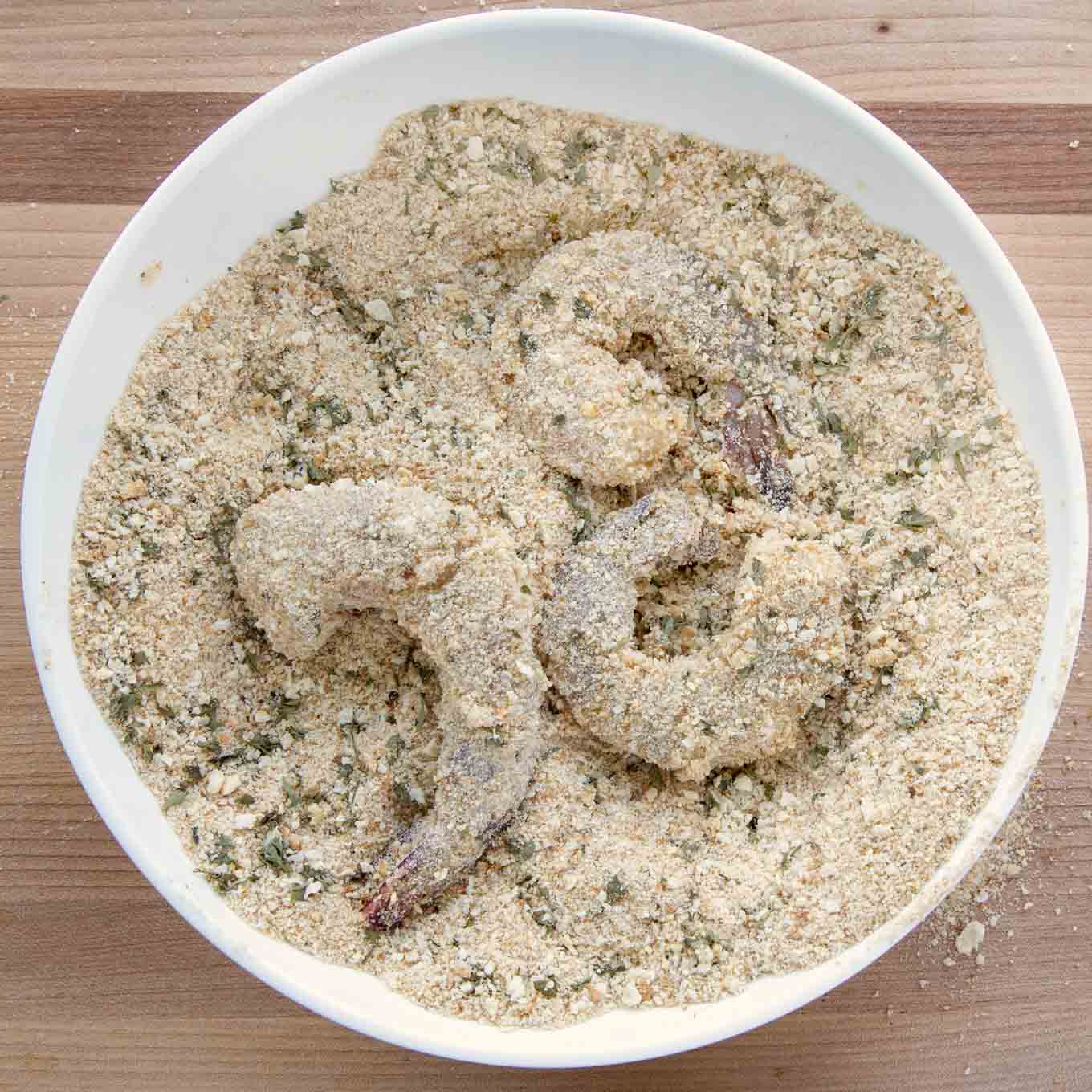 shrimp in bread crumbs