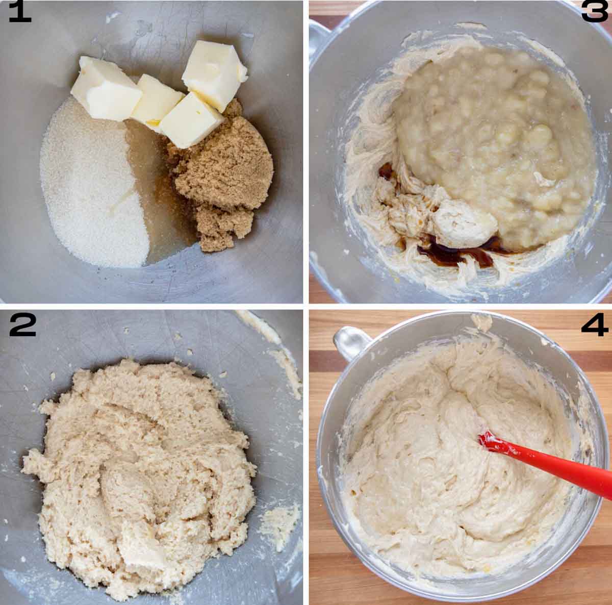 collage showing how to make recipe.