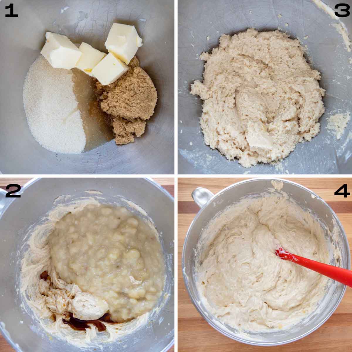 collage showing how to make recipe.