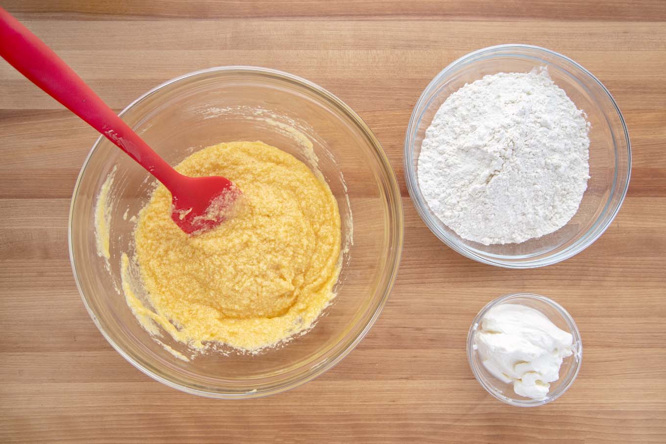  ingredients to make the batter