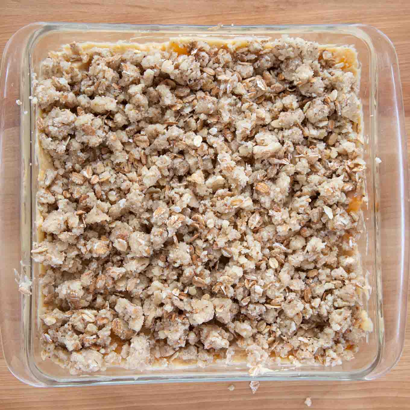 buckle topped with streusel  