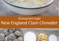 pinterest image for new england clam chowder