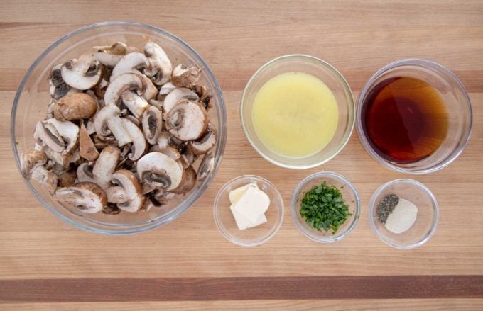 ingredients for mushroom marsala saucde