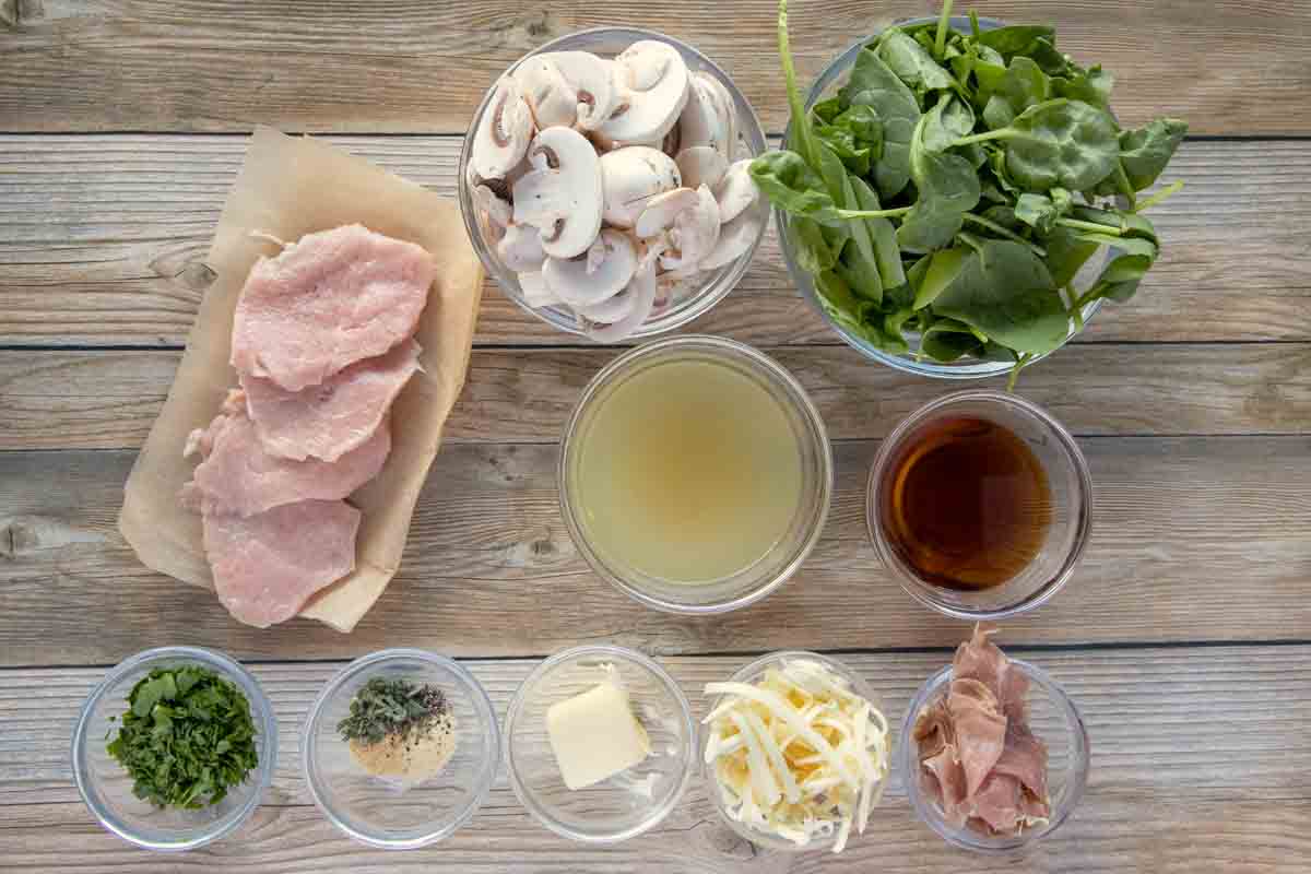 ingredients needed to make veal saltimbocca