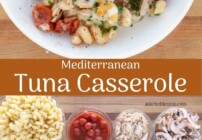 pinterest image of tuna casserole