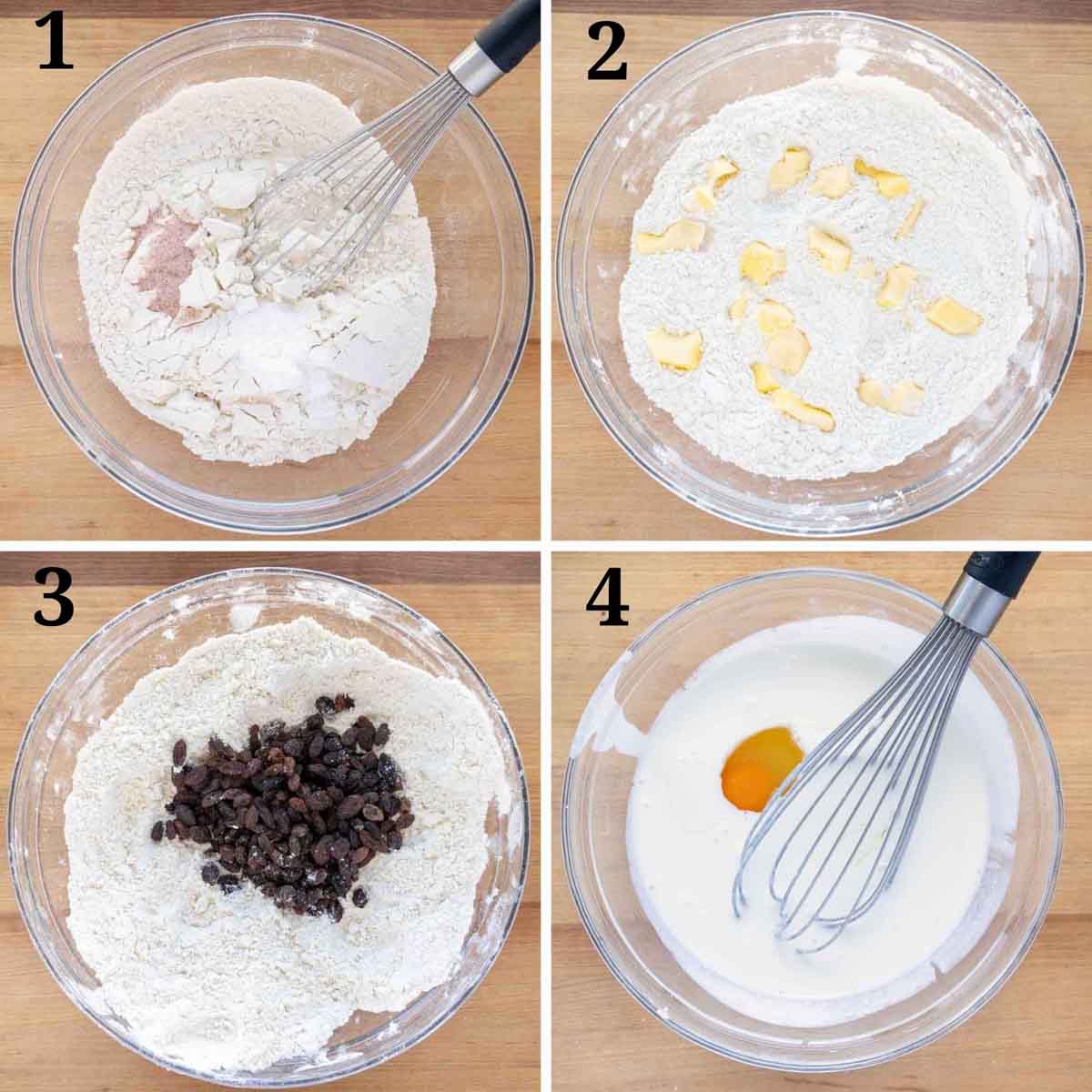 images showing how to make irish soda bread