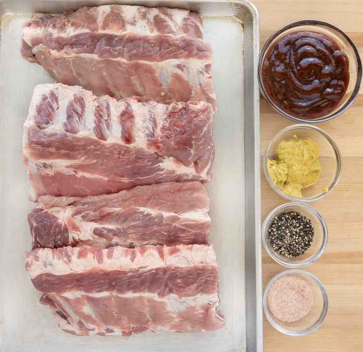 ingredients used to make baby back ribs